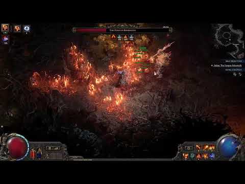 Sorceress | Early Endgame - Fire projectiles build - Waystones level 3+ | PoE 2 0.2.0e