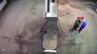 ASALTO A BENCINERA LINARES 16 JULIO