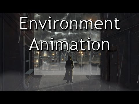 Environment Animation Tutorial Rain Wind Fog in Flash