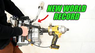 Breaking the cordless impact world record