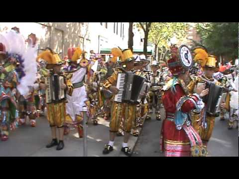 Aqua String Band 2010 - Warmup at the 2010 van Steuben Day Parade