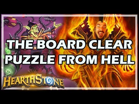 THE BOARD CLEAR PUZZLE FROM HELL - Boomsday / Puzzle Labs / Hearthstone