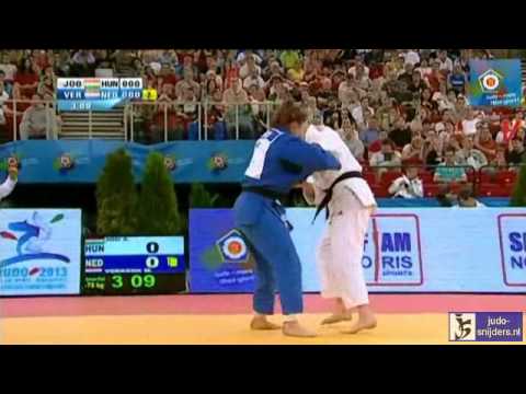 Judo 2013  European Championships Budapest: Joo (HUN) - Verkerk (NED) [-78kg]