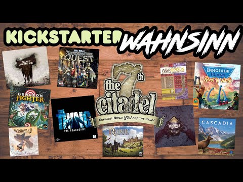 Der absolute KICKSTARTER Wahnsinn! Thunder Stone Q, 7th Citadel, Planet Apocalypse, Machina Arcana