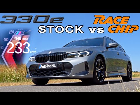 2024 BMW 330e Touring LCI | STOCK vs RACECHIP 0-100 100-200 & INSTALLATION