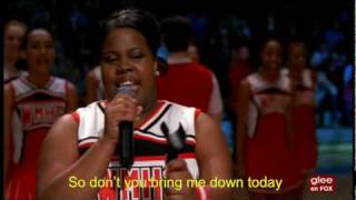 Glee: "Beautiful" (Don't You Bring Me Down Today)