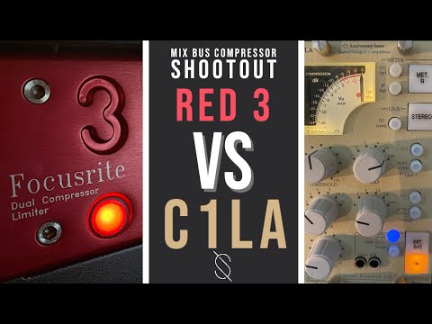 Mix Bus Compressor Shootout | Focusrite Red 3(In + Out Transformers) vs Smart C1LA
