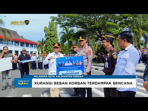 KAPOLDA KALTENG BERSAMA GUBERNUR &amp; PANGDAM LEPAS BANTUAN KEMANUSIAAN UNTUK KORBAN BENCANA SUMATERA