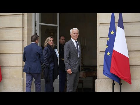 MEDEF boss Patrick Martin arrives at the French Prime Minister's office | AFP