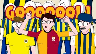 Galatasaray Formasıyla Fenerbahçeliler Derneğinde Derbi İzlemek - ANİM