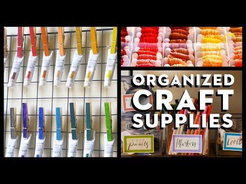 We Make A Perfectly Organized Crafting Corner | Organize With Me | Good Housekeeping