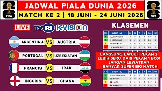 Download lagu LAGA KEDUA! Jadwal Piala Dunia 2026 - Argentina vs Austria - Piala Dunia 2026 Live TVRI mp3 Download lagu LAGA KEDUA! Jadwal Piala Dunia 2026 - Argentina vs Austria - Piala Dunia 2026 Live TVRI mp3