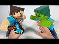 Steve VS Zombie Minecraft Animation Magnetic Games