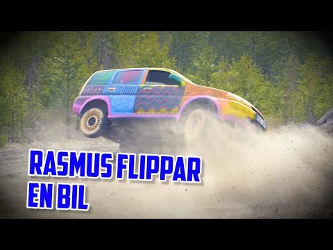 Leva Loppan - Rasmus flippar en bil utan bälte!!