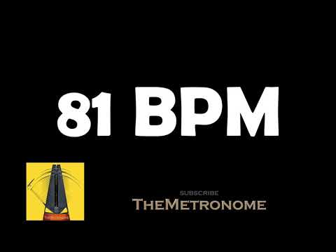 81 BPM Metronome | TheMetronome | Perfect Timing