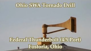 preview picture of video 'Fostoria, OH Thunderbolt 1000T 4/5 Siren Test 3-6-15'