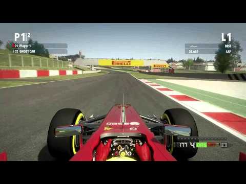 F1 2013 MOD fast lap Barcelona in F138