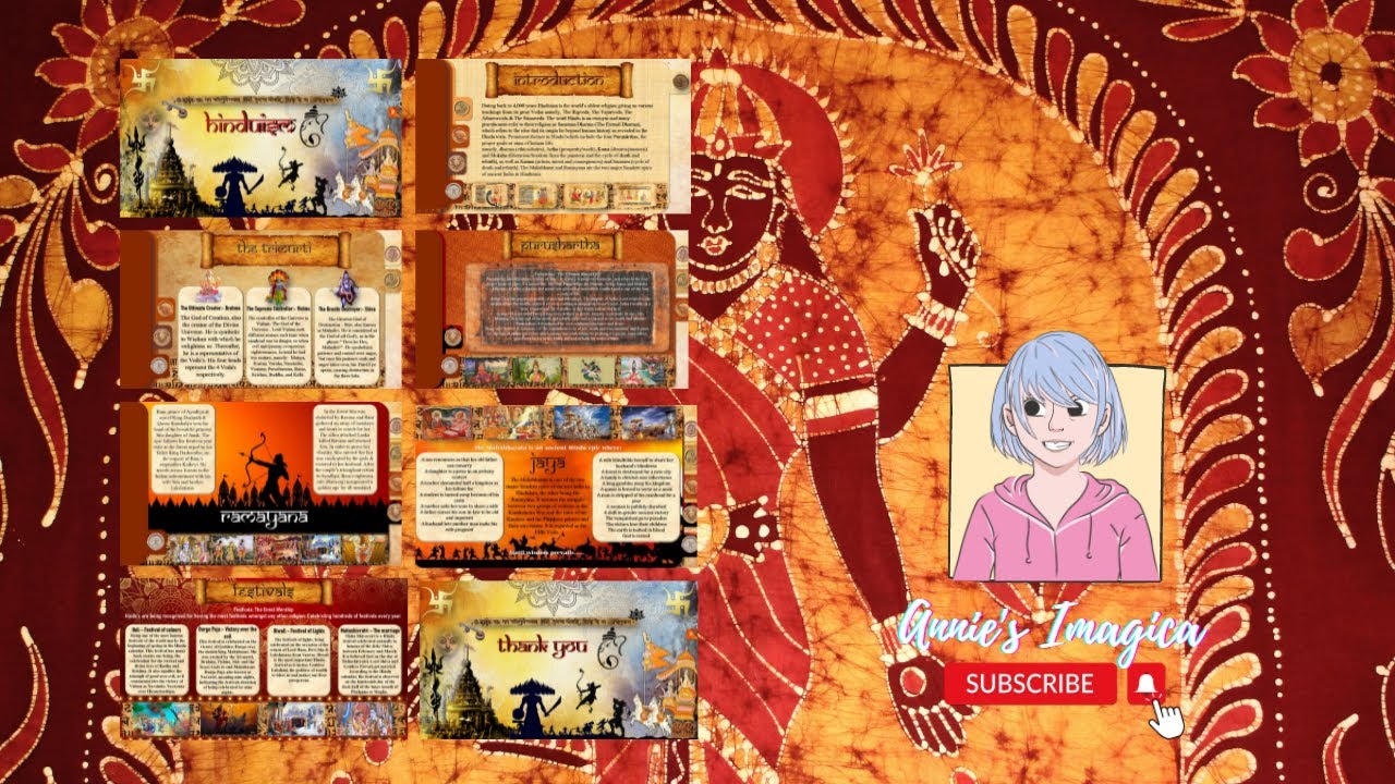 Hinduism - A form of Religion PPT | Easy to make | Easy to Download | By Annie's Imagica