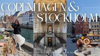 our big fat copenhagen family wedding ✈️ | travel to stockholm, copenhagen, cozy asmr vlog