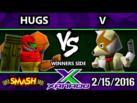 S@X 137 - Hugs (Samus) Vs. V (Fox, Donkeykong) SSB64 Tournament - Smash 64