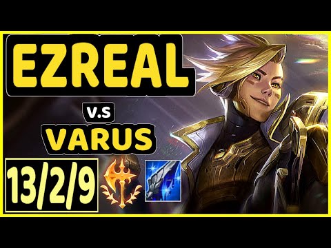 GOKU (EZREAL) vs VARUS - 13/2/9 KDA BOTTOM ADC GAMEPLAY - BR Ranked GRANDMASTER