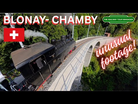 Blonay - Chamby with Loco 105. Awesome footage. Chemin de Fer, Switzerland 🇨🇭