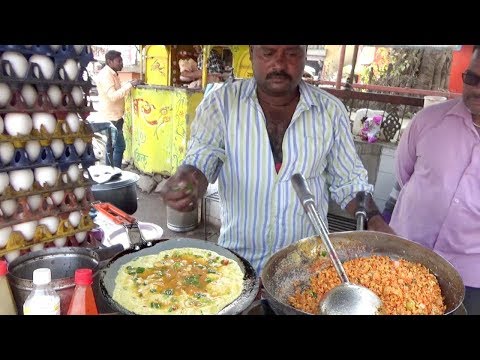 Tejas Bhau ka Special Egg Rice ( Anda Rice ) & Omlette at just 30 rs | Street Food Yavatmal