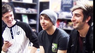 All Time Low signing at Pulp Manchester/Interview with Joshua Fox!
