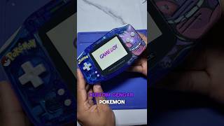Modding a Gameboy Advance👾💜 GENGAR STYLE👻 #pokemon #nintendo #gameboy #trending #retrogaming #mod