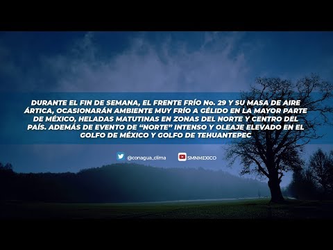 Ambiente de muy frío a gélido afectará norte, noreste y oriente del país Ambiente de muy frío a gélido afectará norte, noreste y oriente del país