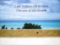 tu vincerai (with lyrics) - Pupo 