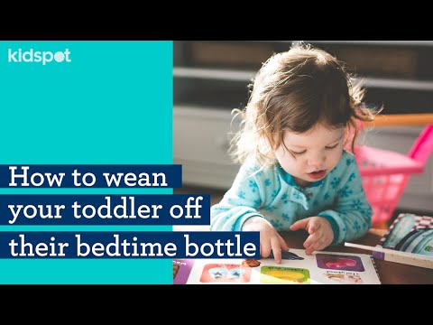 How to wean a toddler off their bedtime bottle