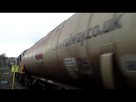 DBS Class 60 099 ( 60099 ) 'Tata Steel' passing Heworth - Special #1
