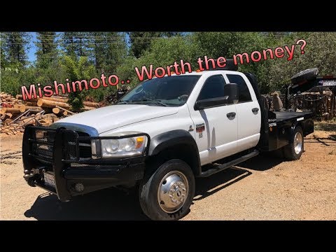 MISHIMOTO THERMOSTAT ON DODGE CUMMINS WORTH THE MONEY?? (INSTAL AND ROAD TEST)