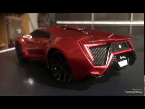 A Camaro and a lykan hyper sport