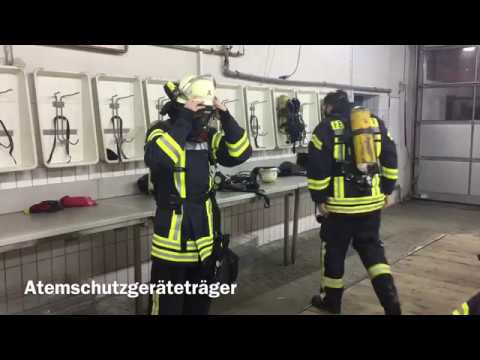 Belastungsübung Atemschutzstrecke