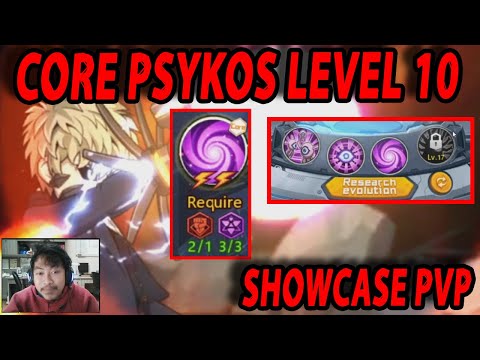 🔥🔥SHOWCASE CORE PSYKOS LEVEL 10 [BISA MAIN 2 DPS "DAMAGE & DOT"] - ONE PUNCH MAN:The Strongest
