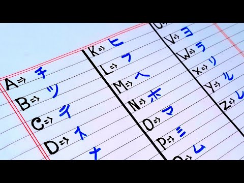 How to Write Japanese A to z -english Calligraphy writting✒️📖