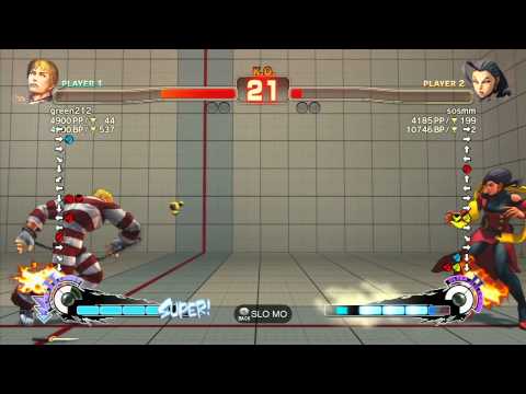 SSF4 AE: Momochi (Cody) vs sosmm (Rose) - Ranked Match (720p HD)