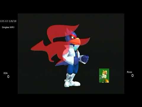 GSS 63 SSBM - IOA (Falco) vs. Ross (Fox) - Melee WR1