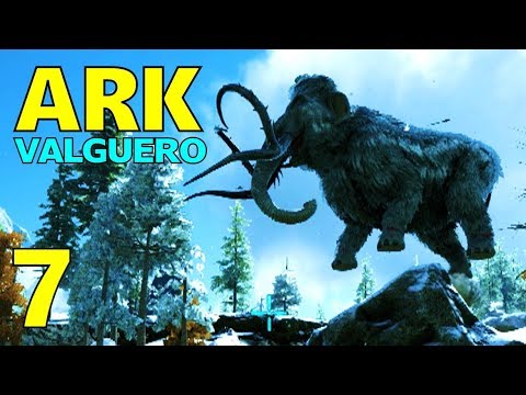 [7] Mammoth Taming And Our New Base!!! (ARK Valguero DLC Gameplay)