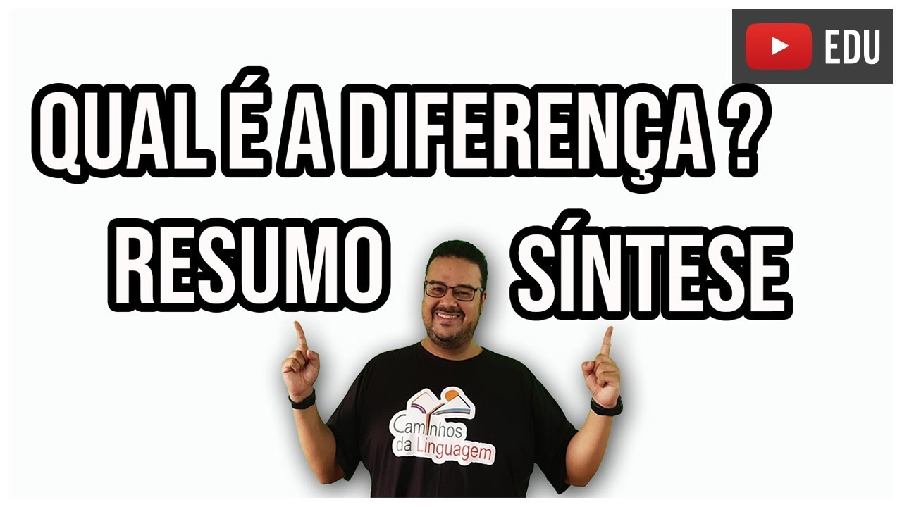 QUAL É A DIFERENÇA ENTRE RESUMO E SÍNTESE?