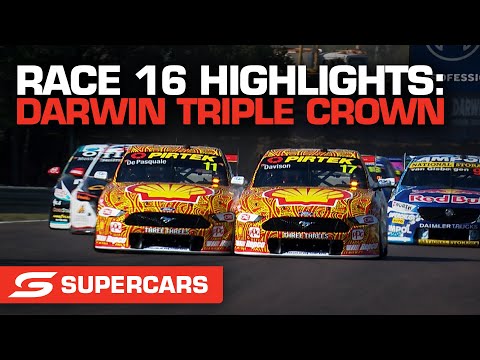 SUPERCARS 2022 Darwin Triple Crown レース16ハイライト動画