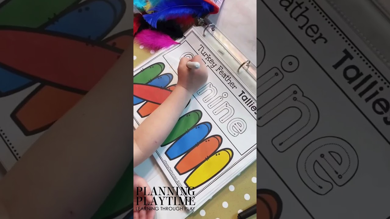 November Preschool Binder