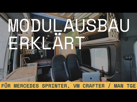So einfach kann Camperausbau sein - Modulausbau für Sprinter, Crafter & MAN TGE erklärt