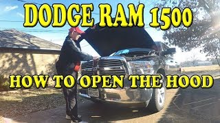 2019 Dodge Ram 1500 How to Open the Hood