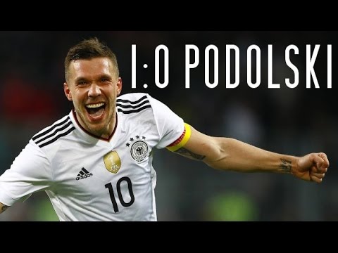 AMAZING last goal for LUKAS PODOLSKI (Germany - England 1-0)