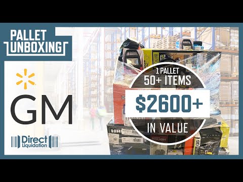 Walmart General Merchandise Liquidation Pallet Unboxing: Over $2600 in Retail