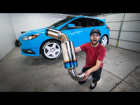 FIRST TOMEI EXHAUST ON A FORD FOCUS ST!!