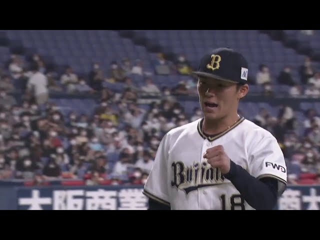 【8回表】バファローズ・山本 8回1失点の熱投で味方の援護を待つ!! 2020/10/13 B-H